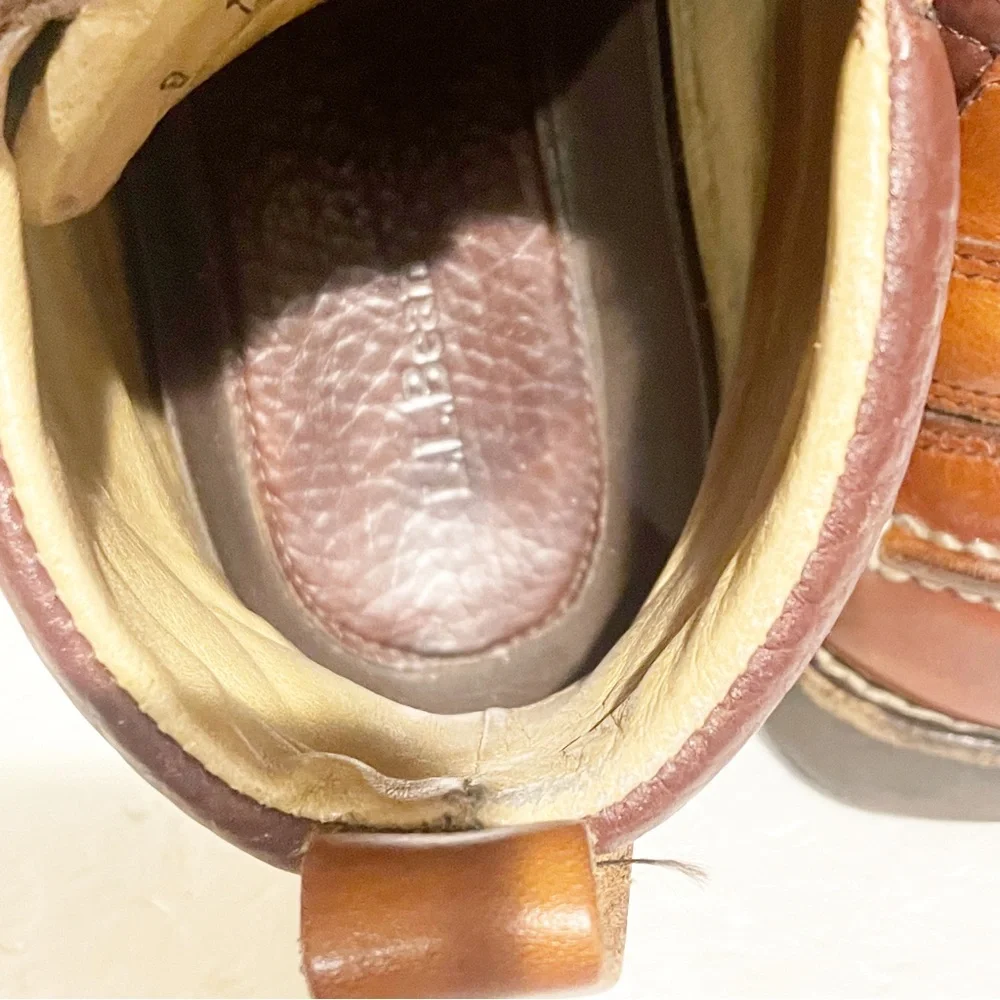 LL Bean‎ Mens Size 8 Chukka Allagash Brown Leather Moccasin Toe Boots